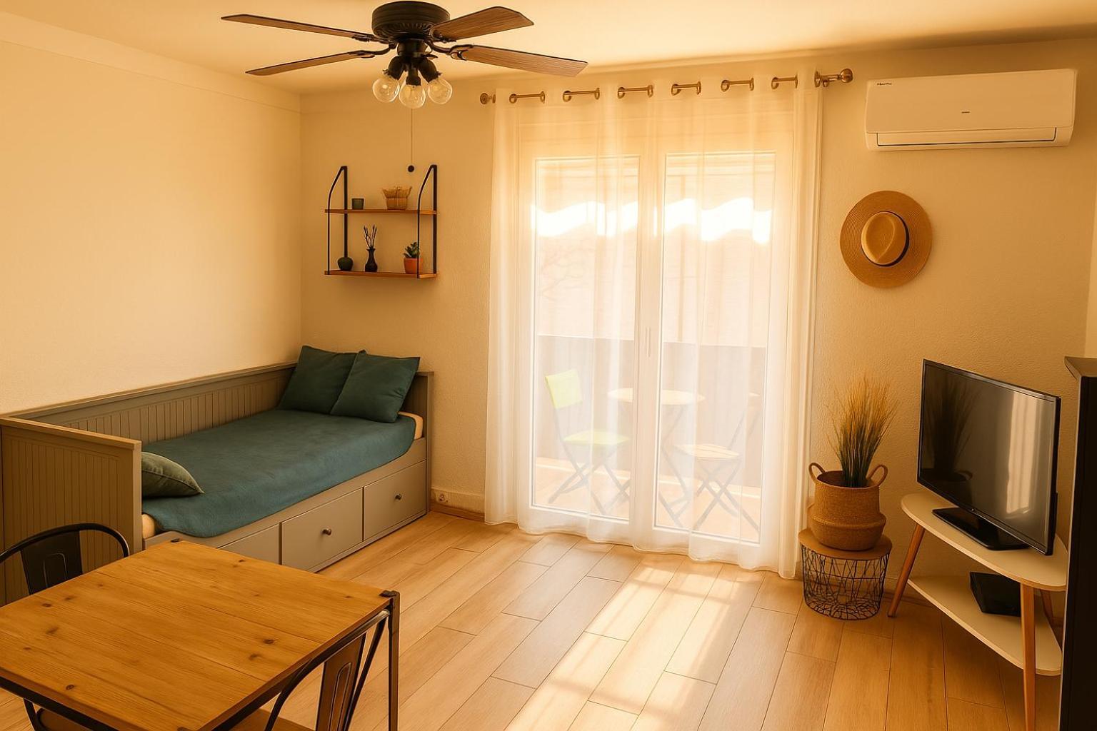 "Cosy" Appartement Confort De 50M2 A 150M De La Mer Et Du Centre Ville, Parking Gratuit Canet-en-Roussillon Eksteriør billede